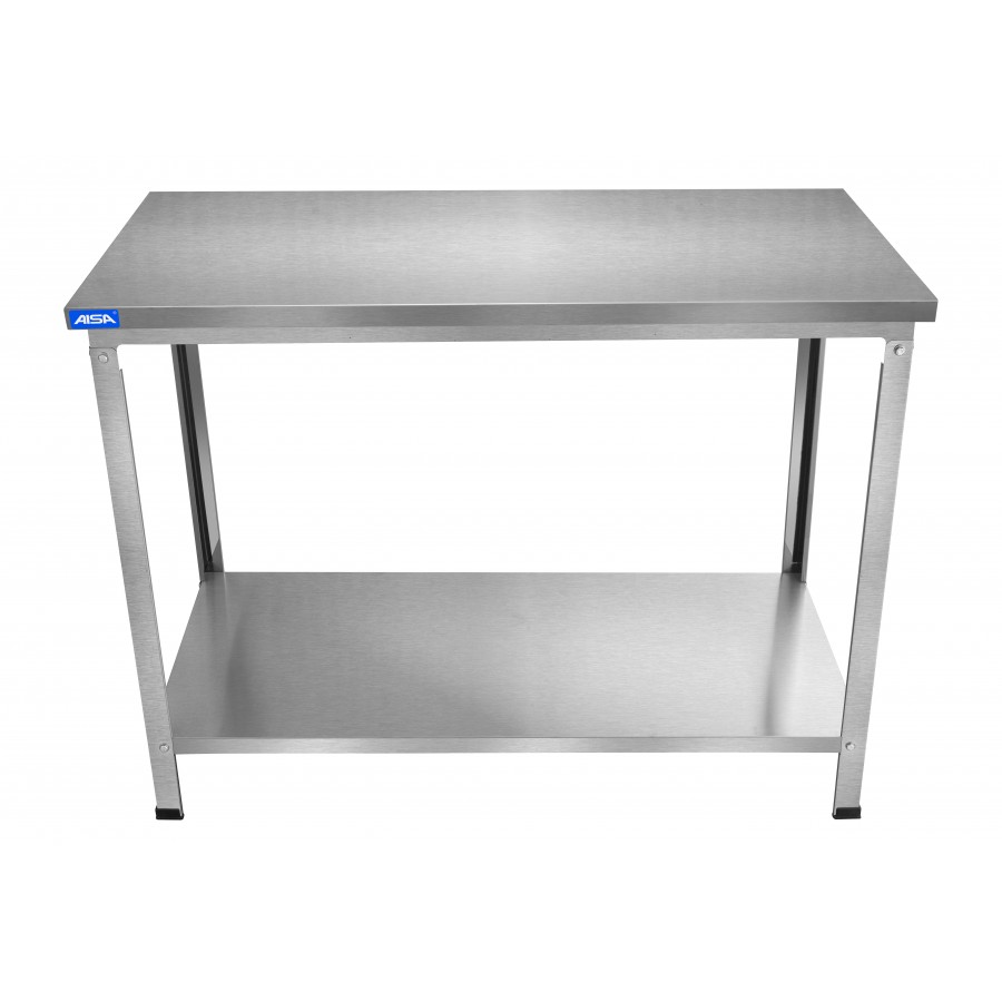Mesa de Inox Paneleiro Liso Cego 60 x 120 - Aisa